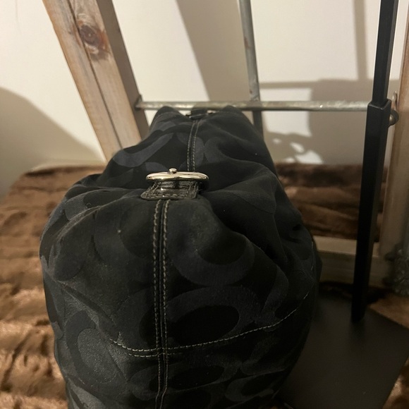 Coach Madison Signature Shoulder Bag with Crossbody Strap - Picture 10 of 11